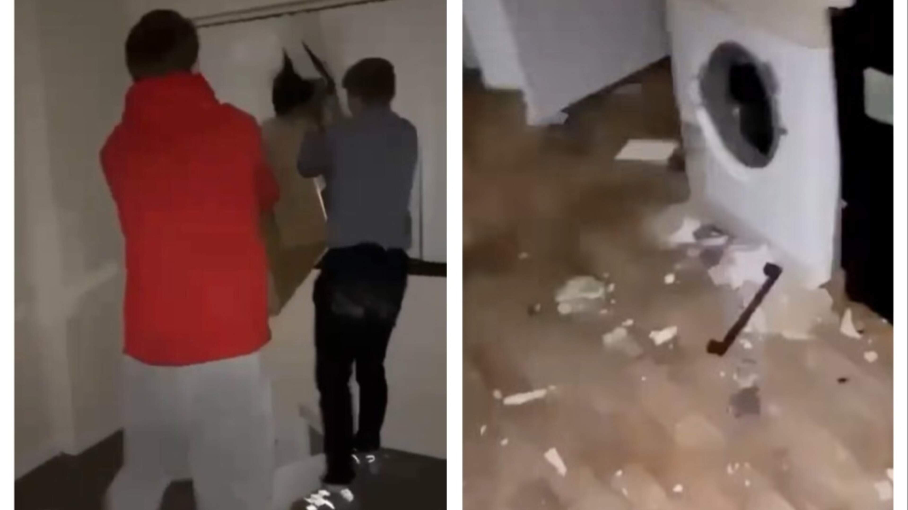 Gardaí probe Limerick house damage in student estate as shocking footage shows home in ruins